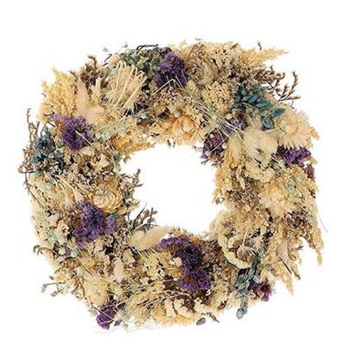 Kranz senf/lila Marina D20cm