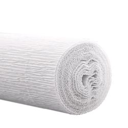 Papier Rolle 50cm Krepppapier weiss 2.5m