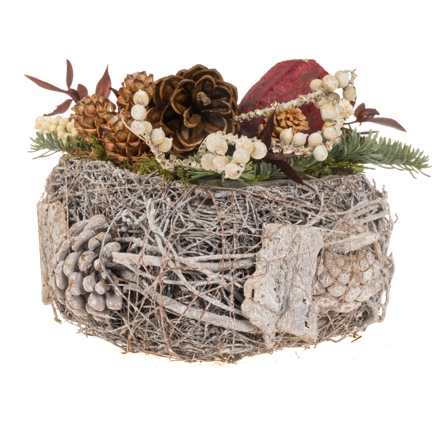 Herz Korb Natur 20x20cm (3630)