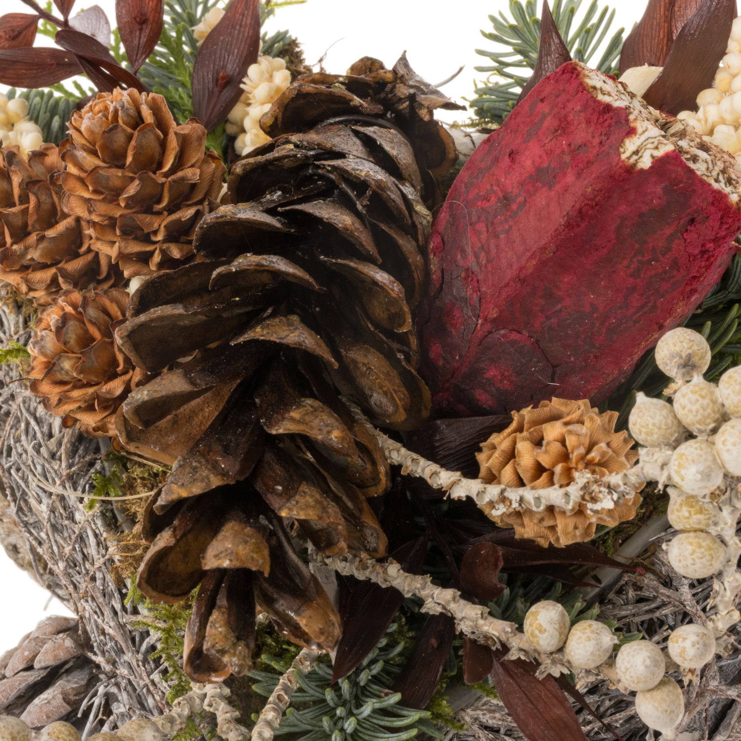 Herz Korb Natur 20x20cm (3630)