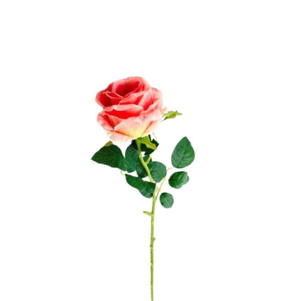 Seiden Rose dunkel rosa L65cm