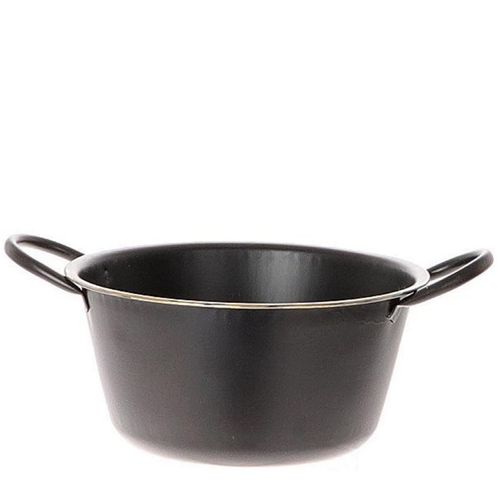Zink Basin schwarz D21.5cm H10cm