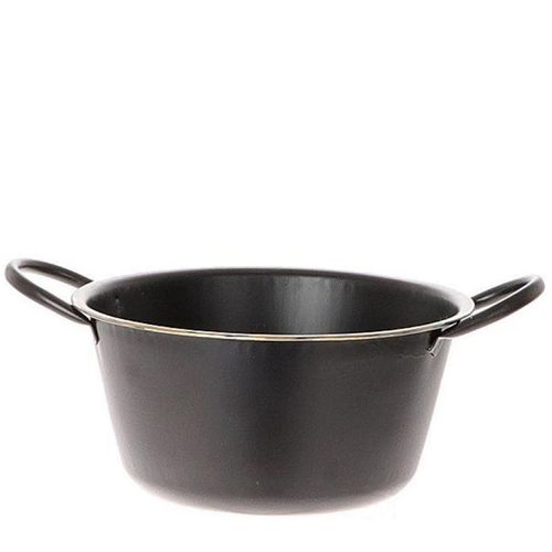 Zink Basin schwarz D21.5cm H10cm