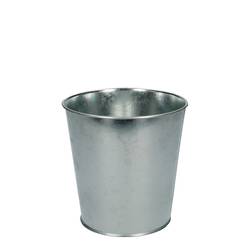 Zink Eimer silber D13cm H13cm