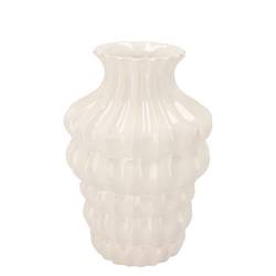 Keramik Vase Dunja weiss 16x16x20cm