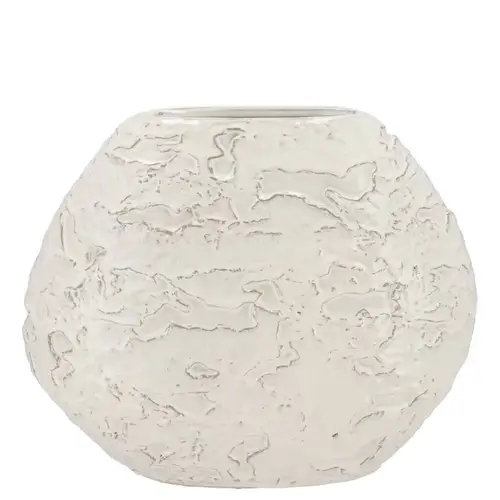 Keramik Vase Mika Nordic weiss 12x28x22cm