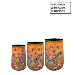Metall Vase Dreamy 3/Set D20cm H29cm