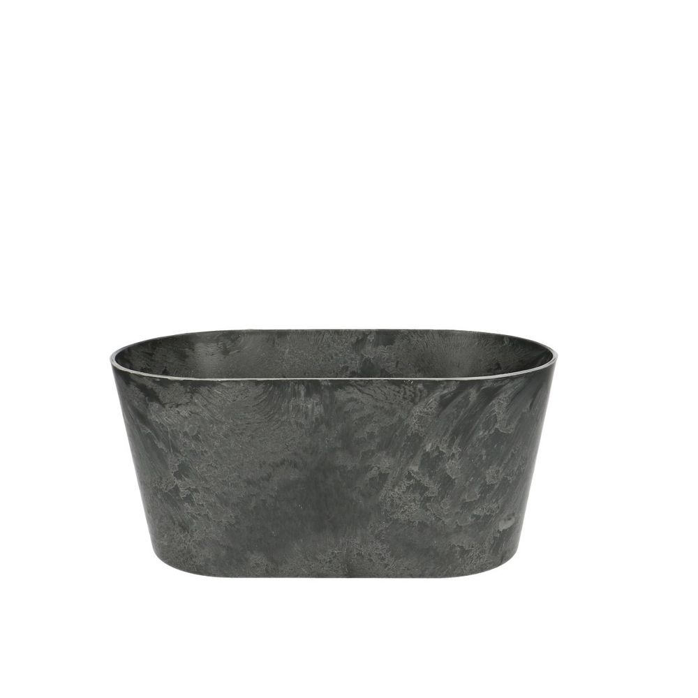 Melamine Schale oval grau 24x13x11cm