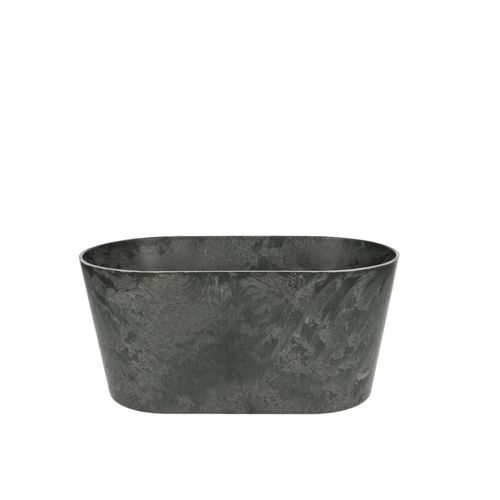 Melamine Schale oval grau 24x13x11cm
