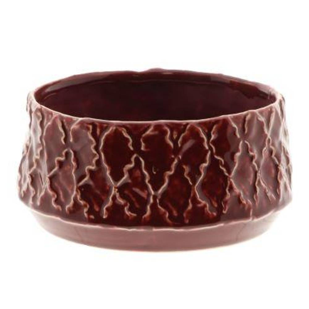 Keramik Schale Zaria rot D19cm H09cm