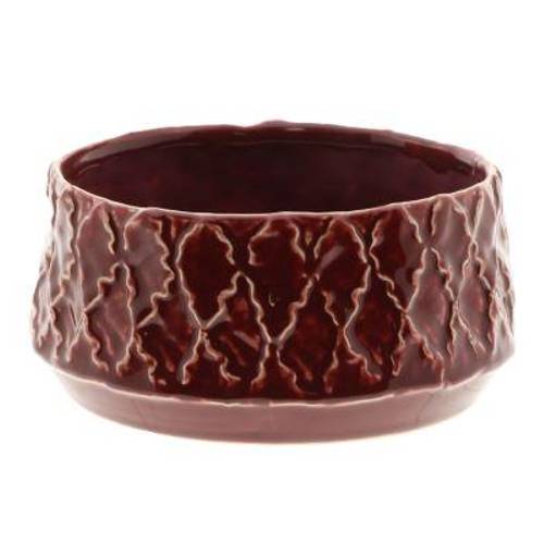 Keramik Schale Zaria rot D19cm H09cm