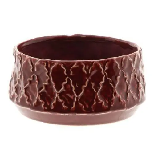 Keramik Schale Zaria rot D19cm H09cm