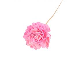 Trocken Dahlia auf Stab rosa L50cm D10cm