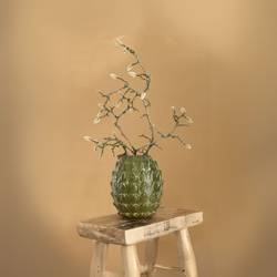Keramik Vase Maya grün D18cm H20cm