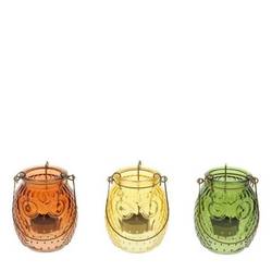 Teelichthalter Eule mix D12cm H10cm