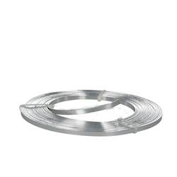 Aluminium Draht silber flach 5mm 10m