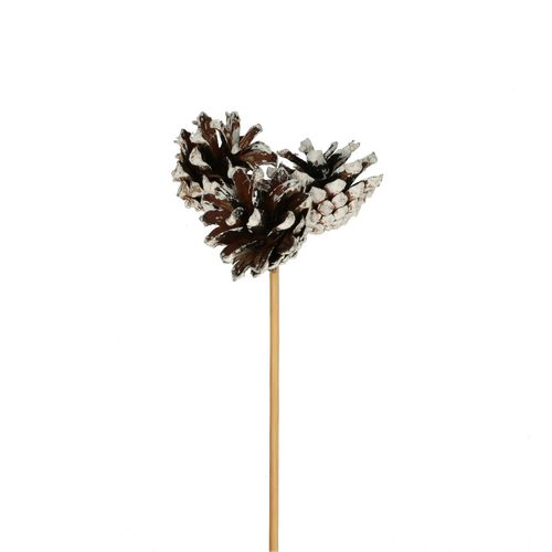 Zapfen auf Stab weiss D3.5cm L50cm