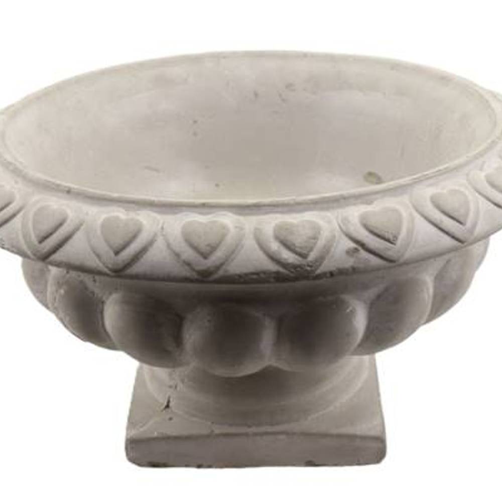 Beton Schale Bedollo grau D28cm H15cm