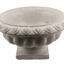 Beton Schale Bedollo grau D28cm H15cm