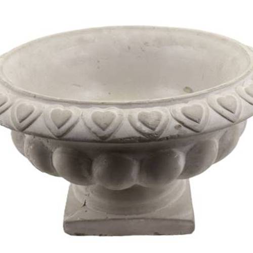Beton Schale Bedollo grau D28cm H15cm
