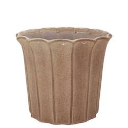 Keramik Übertopf Macy Sand 19x19x16cm