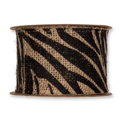 Band Jute Zebra 60mm 5m