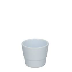 Keramik Übertopf Basic weiss D07cm H06cm