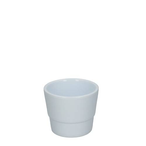Keramik Übertopf Basic weiss D07cm H06cm
