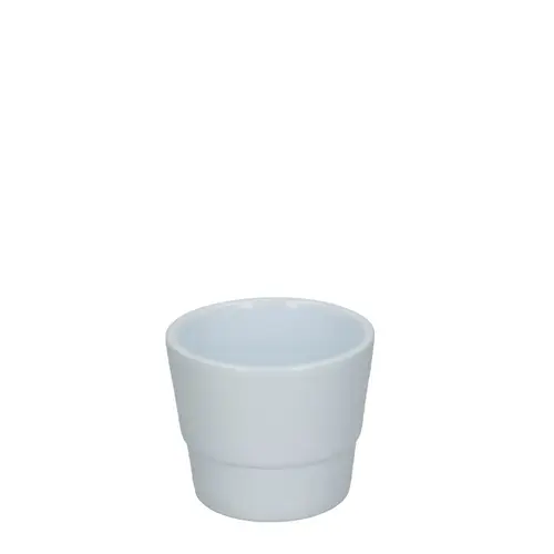 Keramik Übertopf Basic weiss D07cm H06cm