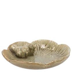 Vogeltrinkschale Sifan grün 20x20x06cm