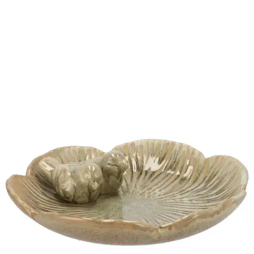 Vogeltrinkschale Sifan grün 20x20x06cm