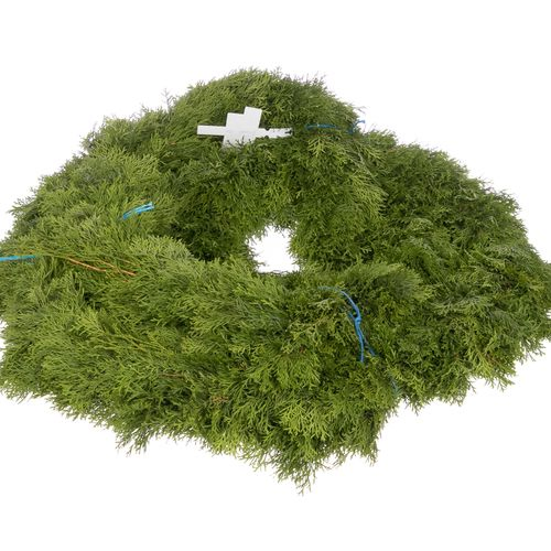 Girlande Thuja halb gebunden 1 Meter