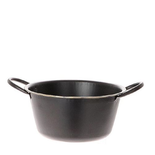 Zink Basin schwarz D19cm H9.5cm