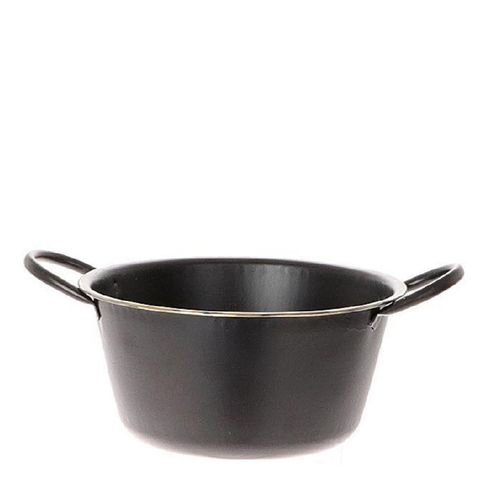 Zink Basin schwarz D19cm H9.5cm