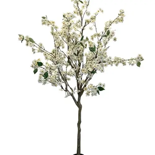 Seiden Blütenbaum weiss H165cm
