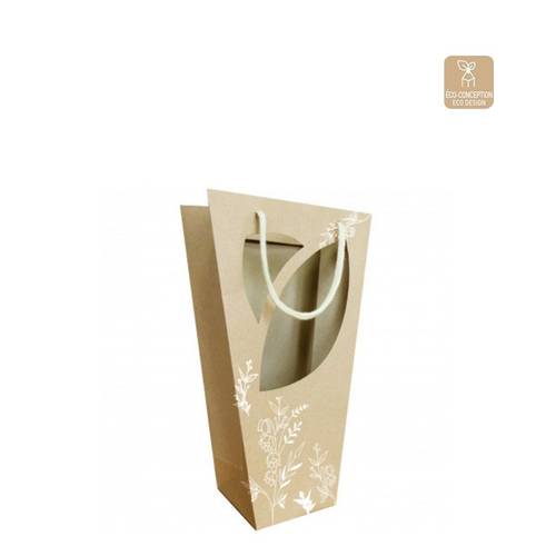 Tasche Boheme weiss 11x11x35cm
