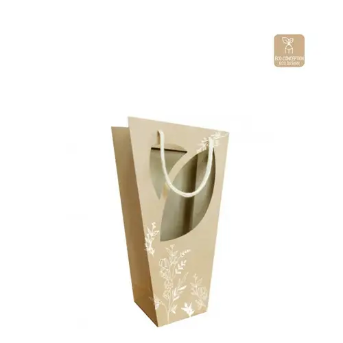 Tasche Boheme weiss 11x11x35cm