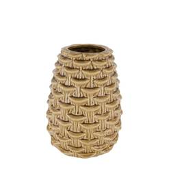 Keramik Vase Cone braun D18cm H24cm