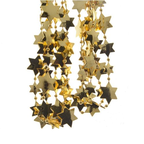 Girlande Stern gold L270cm