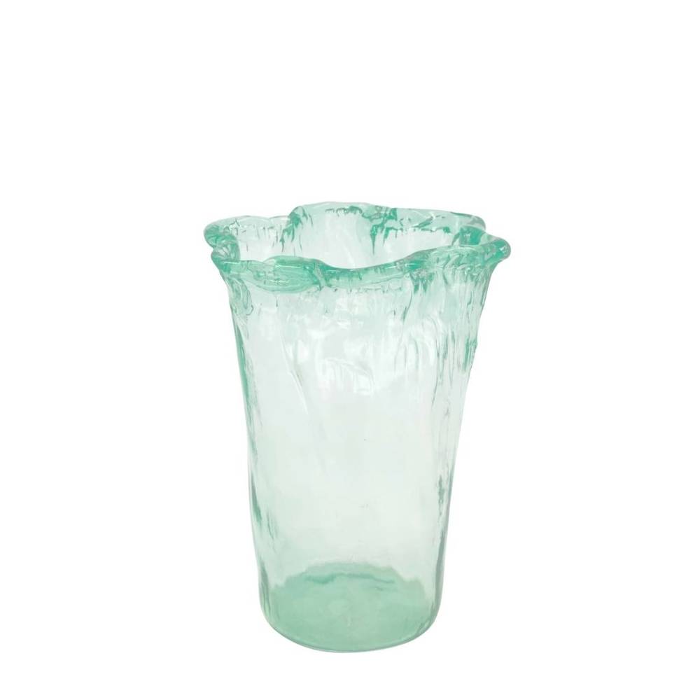 Glas Vase Recycle D18cm H25cm