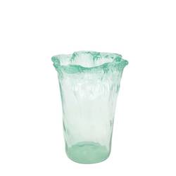 Glas Vase Recycle D18cm H25cm