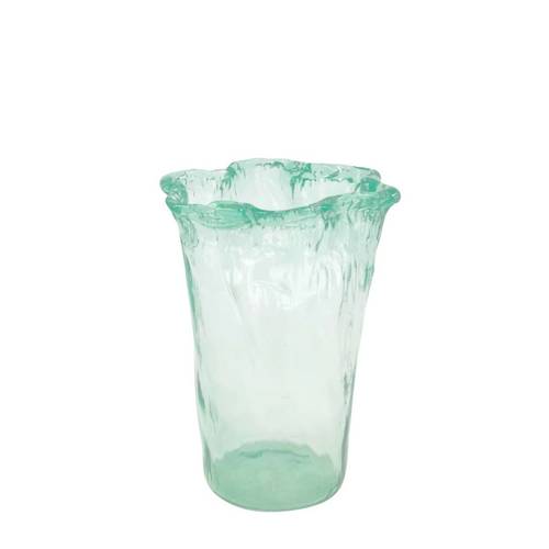 Glas Vase Recycle D18cm H25cm
