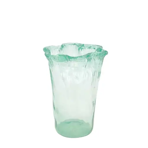 Glas Vase Recycle D18cm H25cm