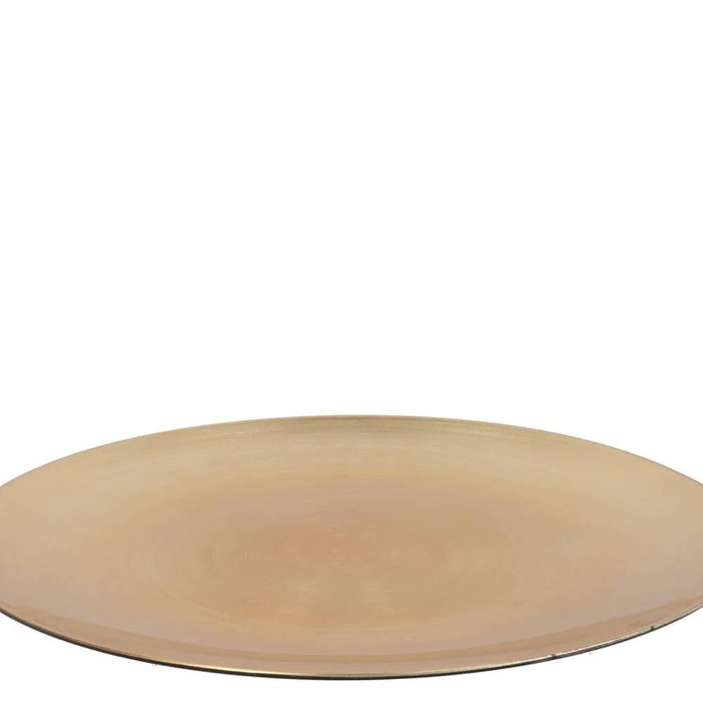 Melamine Teller Lisa gold Rund 33x33x02cm