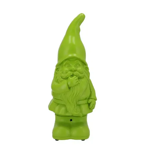 Gnome mit Ton grün 11x10x27cm Excl. Batterie