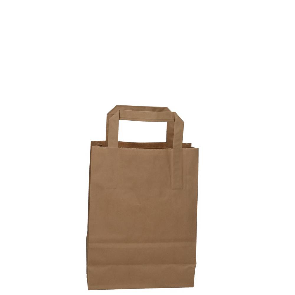 Tasche Papier braun 18/8x23cm