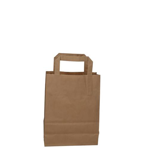 Tasche Papier braun 18/8x23cm