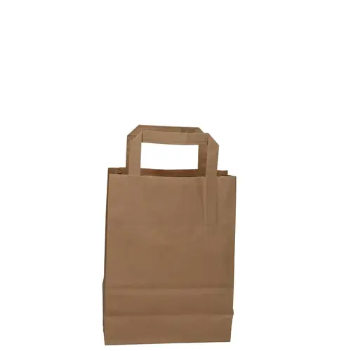 Tasche Papier braun 18/8x23cm
