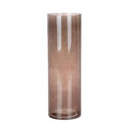 Glas Zylindre taupe D10cm H30cm