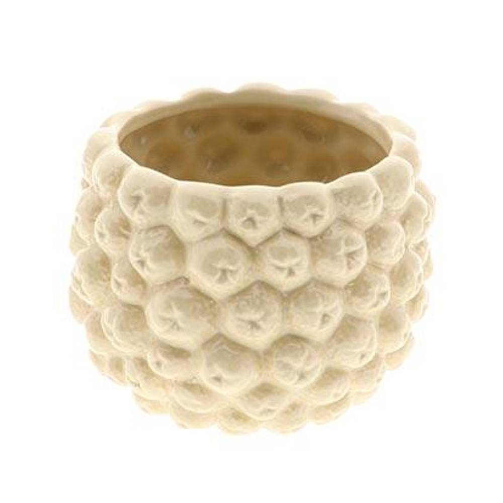 Keramik Übertopf Frutti gelb D16.5cm H13cm